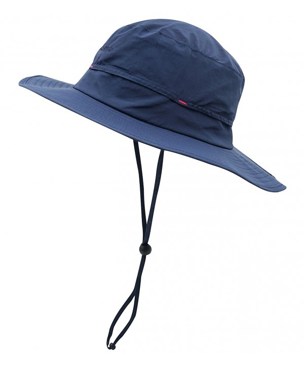 Home Prefer Men's Lightweight Quick Dry Sun Hat UPF50+ Fishing Hat Bucket Hats - Navy Blue - CX12G15VMWT