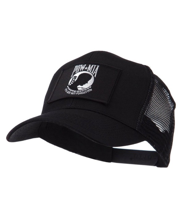 Pow Mia Embroidered Military Patched Mesh Cap - Pow Mia 3 W43S65F - C011E8TA4G5