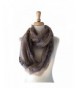 Women's Lightweight Infinity Scarf with Zig Zag Pattern - C0188DQZDCR