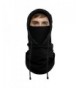 Lonew Balaclava Fleece Hood Heavyweight - Black - C0188HMKOM2