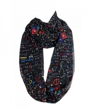 Etwoas Mathematic Education Infinity Circle in Fashion Scarves