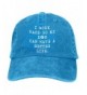 I Work Hard So My Dog Can Have A Better Life-1 Vintage Jeans Baseball Cap For Men And Women - Royalblue - CD188TA4SX8