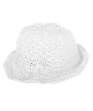 Aerusi Dainty Adjustable Unisex Woven Bucket Hat Fits: 20" - 22inches - White - C3126Q2UM0F