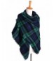 Womens Oversized Blanket Checked Pashmina