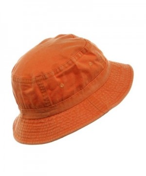 Cameo Pigment Dyed Bucket Hat Orange in Women's Bucket Hats