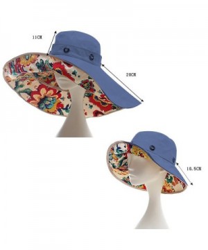 WindFeel Women Multicolor Flowers Pattern in Women's Sun Hats