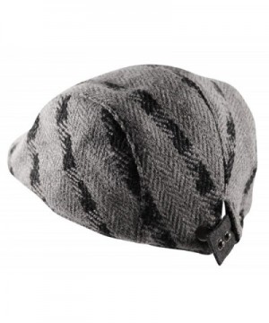 Cheviot Stripe Curved Gatsby Newsboy in Men's Newsboy Caps