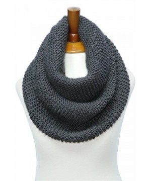 Knitted Infinity Waffle Various Charcoal - Basico Charcoal Gray - CC186N54IO5