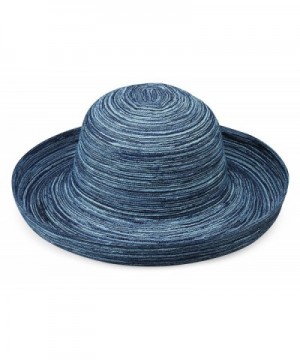 wallaroo Women's Sydney Sun Hat- Packable - Denim - CI1126O9T2Z