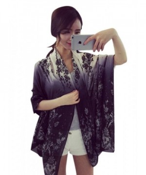 JD SUITCASE Fashion Lace Print Shawl Wrap Lightweight Scarves For Women - CU12O53TKF3