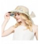 Maitose Women's Wide Brim Mulberry Silk Sun Protection Hat - Beige - CG11AZ6GMO3