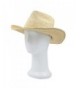 Premium Solid Color Lace Braided Straw Cowgirl Cowboy Hat - Different Colors - Beige - CQ125X59A8P