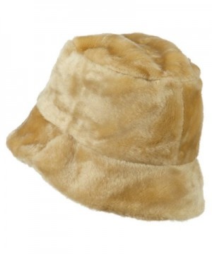 Faux Fur Large Brim Bucket