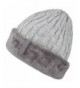 Spikerking Mens Knitting Caps Winter Hats Beanie Skull Hat With Thick Lining - Gray - CM187HY9IKQ