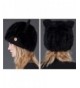 Roffatide Fluffy Imitation Knitted Windproof in Women's Skullies & Beanies