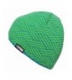 YUTRO Fashion Wool Knitted Fleece Lined Ski Beanie With "No Wind" Insulation - Green - CL11K422VFN