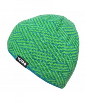 YUTRO Fashion Wool Knitted Fleece Lined Ski Beanie With "No Wind" Insulation - Green - CL11K422VFN