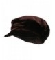 Women's Sergeant Velvet Cabbie Cap - Brown - CH11NY3IL9T