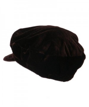 Womens Sergeant Velvet Cabbie Cap