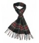 Lovarzi Men's & Women's Wool Tartan Scarf - Winter Scarves - Made in Scotland - Black Stewart - CM1165QZO33