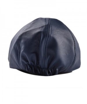 TONSEE Vintage Leather Peaked Newsboy in Men's Newsboy Caps