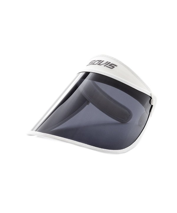 Sovis White Extended Length 97.2% & up Uv Protection Solar Visor Worldwide Patented - CP116NX1YNR