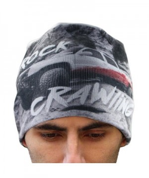 EZGO Unisex Warm Knitted Winter Beanie Hats With Pickup Printing- One Size Fits Most - C1187LSQHIU