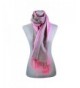 Women Pure color Scarf Authentic Cashmere Super Soft and Warm Wrap Shawl Scarf - Gray&pink - CP1872I4E3G