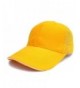 Unisex Men Women Baseball Cap Cotton Netted Trucker Mesh Blank Visor Adjustable Hat - Yellow With White Side - CL185EXZT3Y