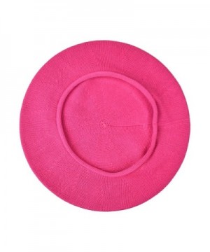 Beret Women 100 Cotton Solid