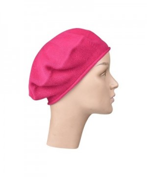 Beret Women 100 Cotton Solid in Women's Berets