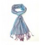 Lovarzi Women's Colourful Scarf - Versatile and dazzling scarf for women - Turquoise Blue - CT116MS07GD