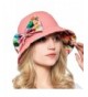 Yimidear Fashion Women Summer Beach Hat Ladies Large Brim Anti-UV Hat Foldable Sunhat - Pink - CG1218P59PN