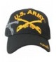 US Warriors- US Army Cavalry Two Crossed Sabers Baseball Cap- Black - CS129G5L5IH