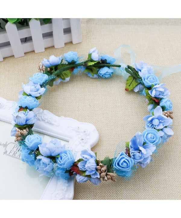 SZCXTOP Headband Bridesmaid Festivals Photography - Blue - CU184EZD4XH