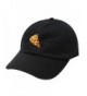 City Hunter C104 Pepperoni Pizza Cotton Baseball Dad Caps 14 Colors - Black - CO12LLUVUCV