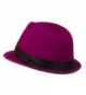 Ladies Wool Felt Fedora Hat