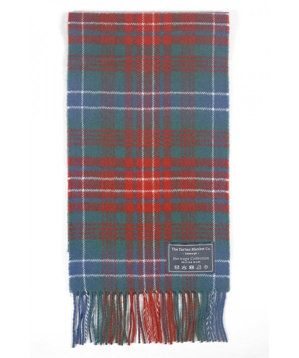 The Tartan Blanket Co. Scottish Lambswool Scarf Wilson Ancient Tartan - CF12E176R3D