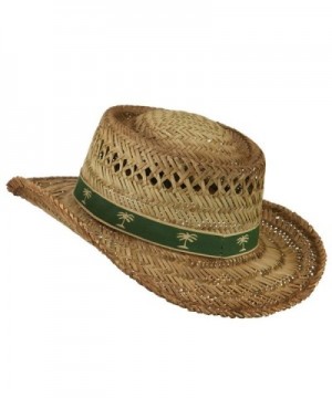 Gambler Straw Hat Palm Tree