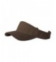 Plain Single Sports Visor- Brown - C2112PS7DDT