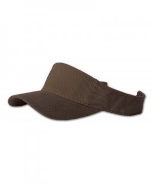 Plain Single Sports Visor- Brown - C2112PS7DDT