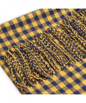 SOJOS Womens Blanket Tassel Yellow in Fashion Scarves