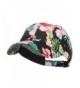 Low Profile Cotton Floral Cap - Black - CE124YGZ80T