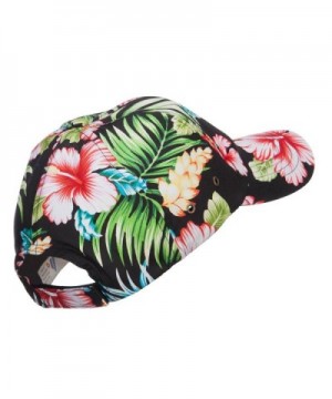 Low Profile Cotton Floral Cap in Women's Baseball Caps