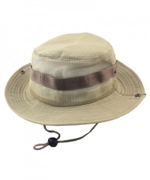 Sawadikaa Outdoor Boonie Hat Summer Sun Protect Caps Fishing Hats Mesh Bucket Hat - F - CJ182OEWTW4