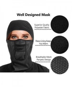 Balaclava Windproof Anti Dust Adjustable Outdoor in Women's Balaclavas