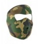 ZANheadgear WNFM118 Woodland Camouflage Neoprene Face Mask - Full Mask - C41123UVTMF