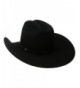 Western Unisex Dallas Black Hat