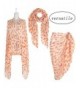 Ayliss Fashion Versatile Women's Fox Print Voile Scarf Shawl-Swimsuit Cover up - Light Pink - CK186GOH7H4
