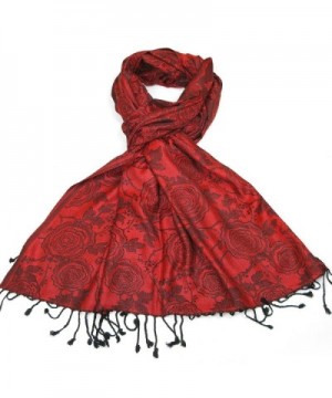 Lovarzi Beautiful Floral Jacquard Pashmina